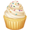 Cupcake emoji on Facebook